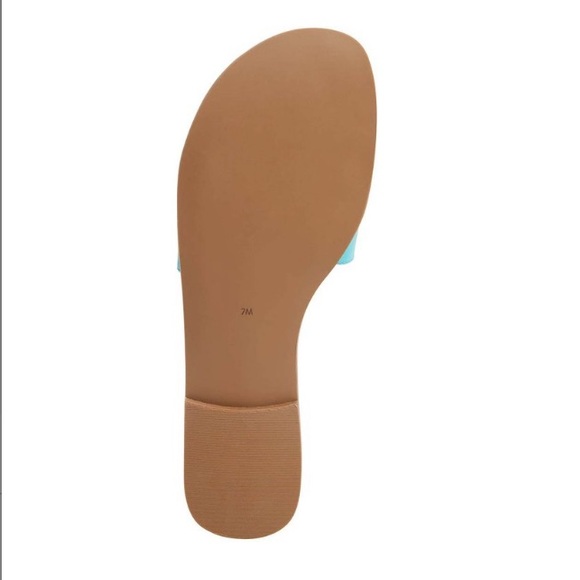 Jack Rodgers Milky Blue Sabrina Leather Slide Women’s Size 9.5 - Picture 6 of 7